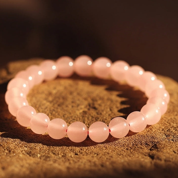 Rose Quartz Bracelet - To Enhance Beauty & Ideal Body Shape