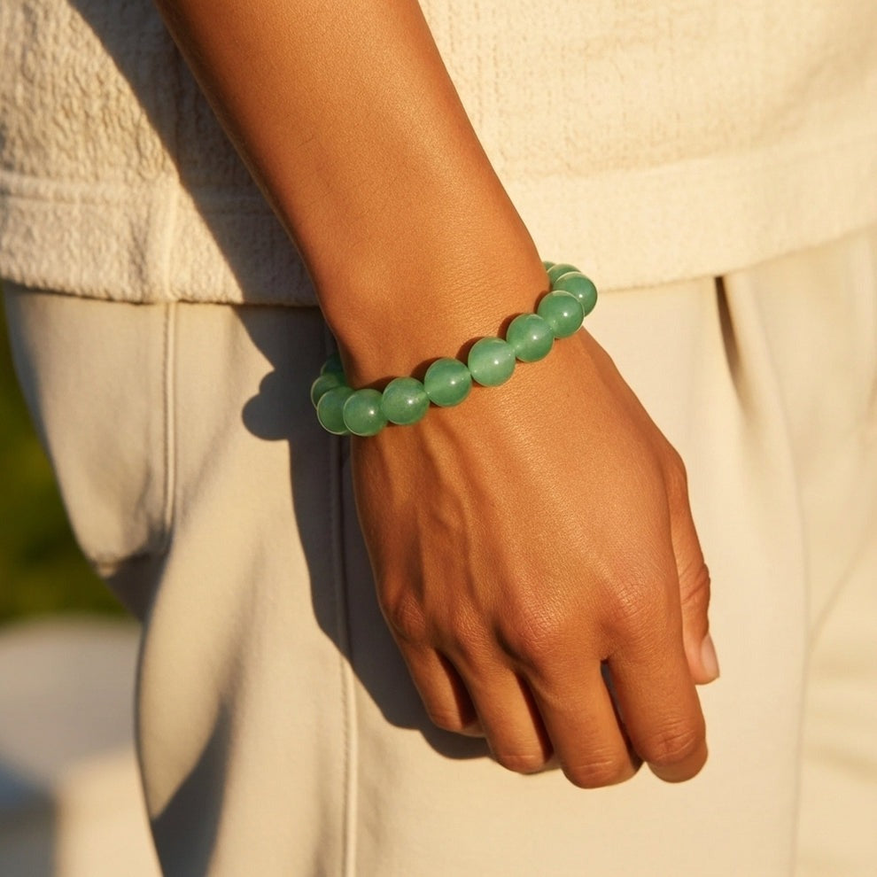 Green Aventurine Bracelet - For Sharp Mind & Academic Success