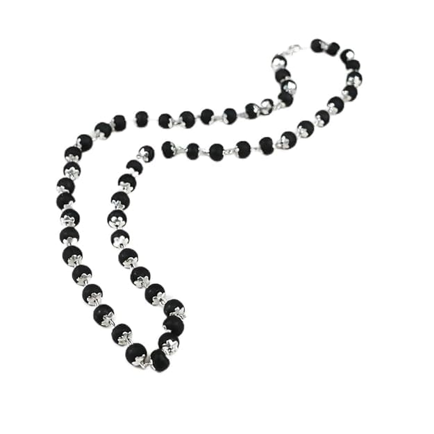 Natural Karungali Mala Beads | Original Ebony Wood Mala for Protection, Meditation & Positivity