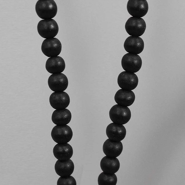 Plain Karungali Mala 108 Beads | Natural Ebony Wood Mala for Daily Wear & Meditation