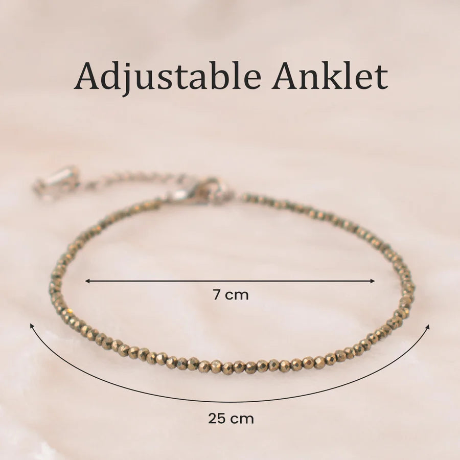 Original Raw Pyrite Bracelet With Certified