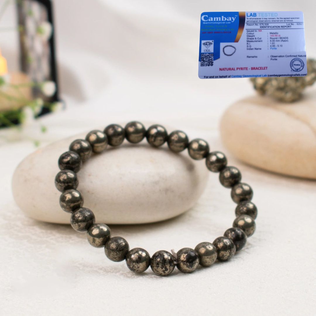 Pyrite Bracelet - To Be Ambitious & Goal-Oriented