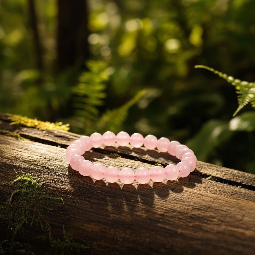 Rose Quartz Bracelet - To Enhance Beauty & Ideal Body Shape