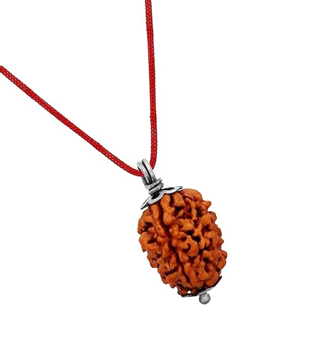 Ratmanee 3 Mukhi Rudraksha Red Thread Mala for Confidence, Energy & Spiritual Growth