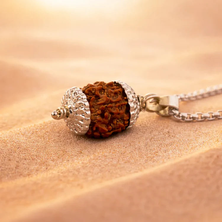Ratmanee 6 Mukhi Rudraksha Red Thread Mala for Confidence, Harmony & Emotional Balance