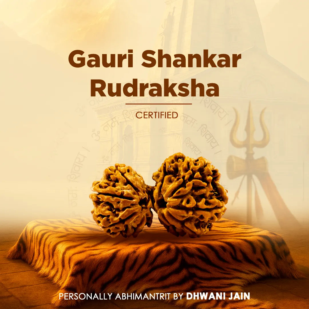 Ratmanee Gauri Shankar Rudraksha for Love, Harmony & Divine Union