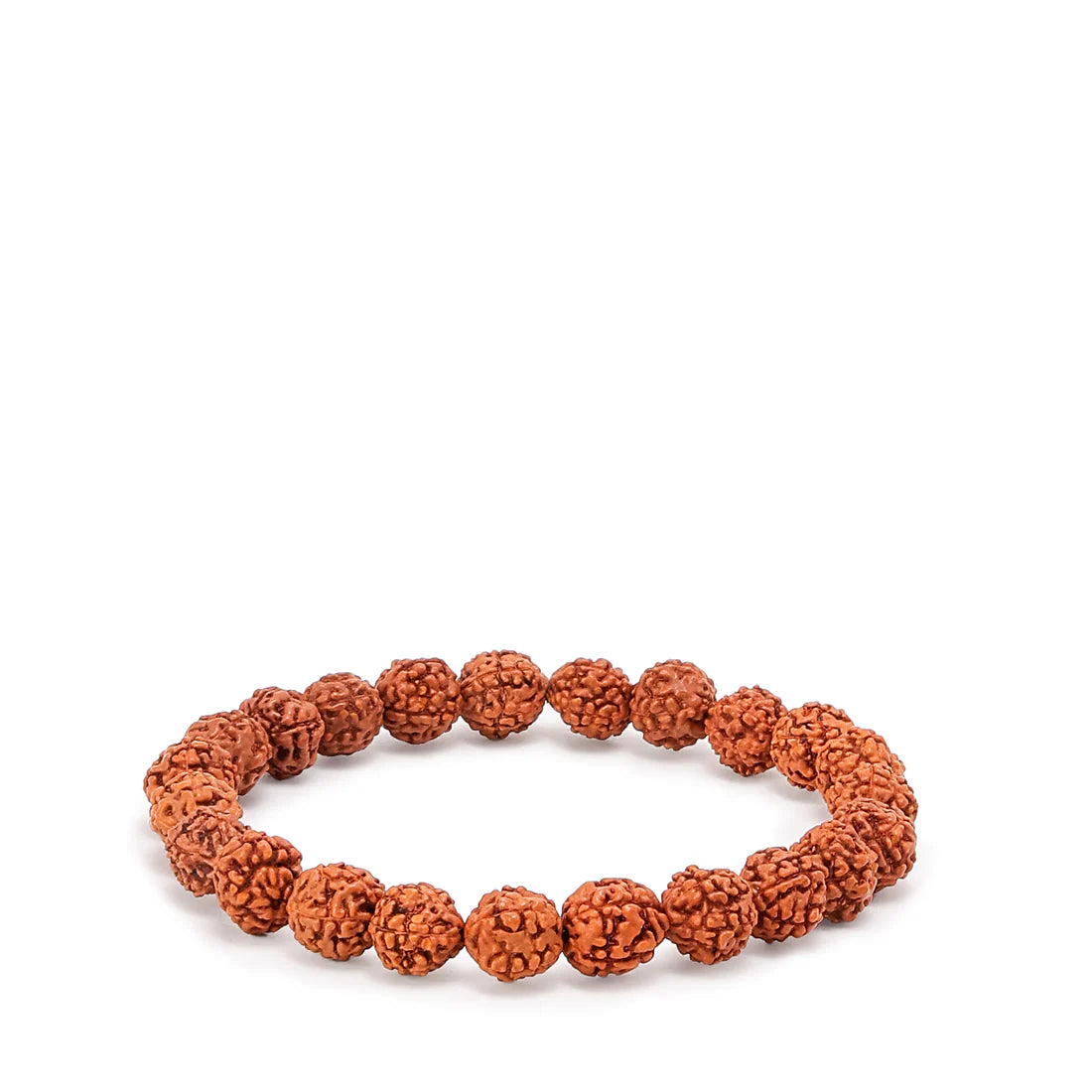 Natural Rudraksha Bead Bracelet | Adjustable Spiritual Bracelet for Men & Women